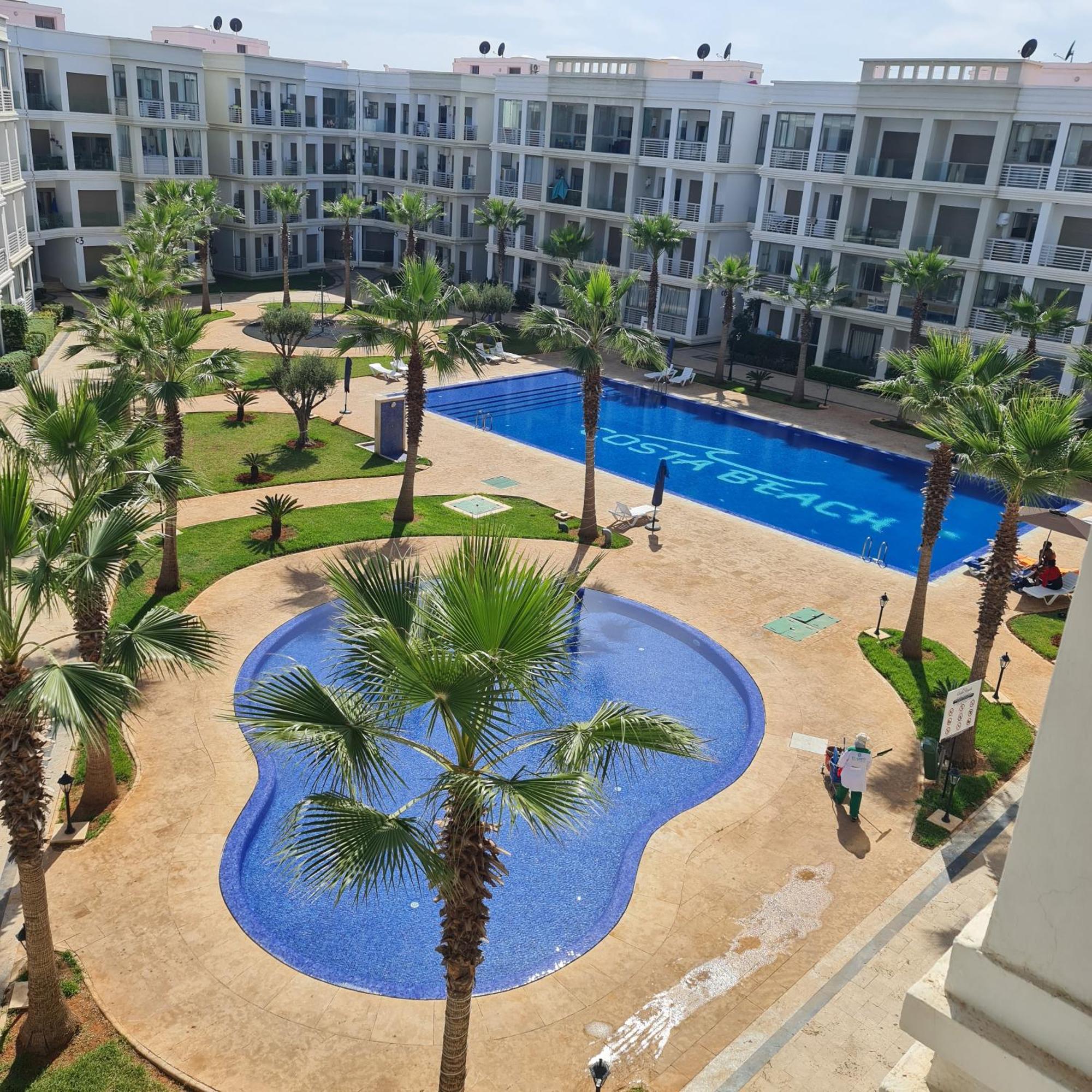 Costa Beach Lux Family Apartment With Pools Bouznika Ngoại thất bức ảnh